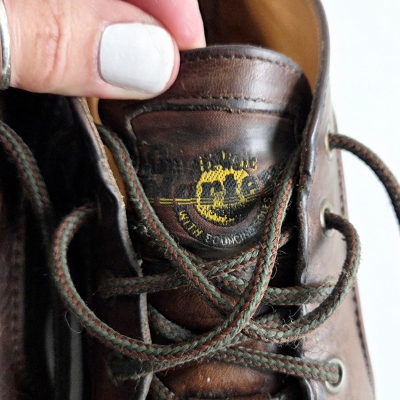 Dr Martens Vintage Lace-Up Brown Leather Shoes, Lug Sole UK 4, US Womens 6-6.5 - Picture 7 of 16